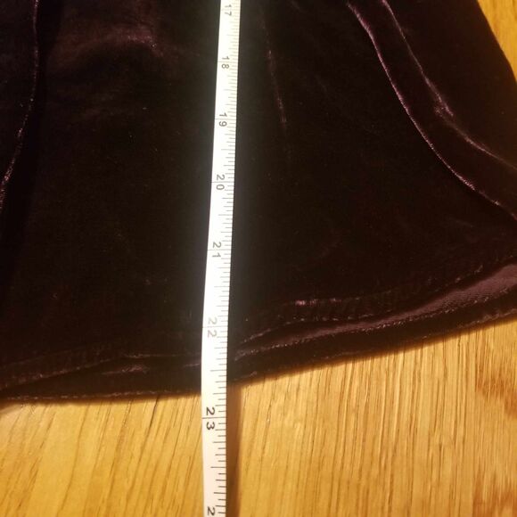 Lauren by Ralph Lauren Purple Velvet Long Sleeve Button Up 90's Womens Top Sz 4 - Picture 6 of 12